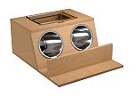 Rev-A-Shelf Natural Maple Drawer Insert w/ Stainless-Steel Bins for 18" Vanity Drawers