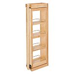 Rev-A-Shelf 6" W x 36" H Pullout Between Cabinet Wall Filler w/ Ball-Bearing Soft-Close Slides
