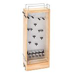 Rev-A-Shelf 5" Pullout Wood Wall Cabinet Organizer with Stainless Steel Panel