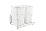 Rev-A-Shelf White Steel Pullout Waste Container