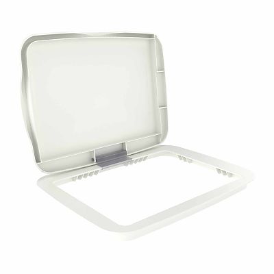 Rev-A-Shelf Single Bi-Directional Lid for 35qt. & 50qt. Waste Containers - EACH (White)