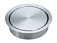 Sugatsune 4-3/16" (106mm) Stainless Steel Trash Grommet w/Self-Leveling Lid - EACH