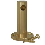 Designs of Distinction Contemporary Gallery Rail End Post, Single Rail