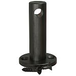 Designs of Distinction Contemporary Gallery Rail Center Post, Single Rail