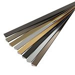 Designs of Distinction Finishing Touches 7/16" (11mm) x 1/4" (6mm) x 92" (2337mm) Angled Aluminum Bar