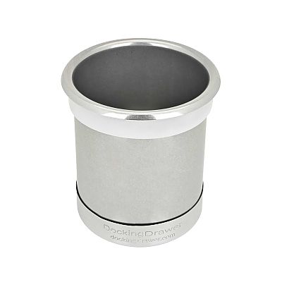 Docking Drawer 4" (102mm) Stainless Steel Capped Canister