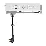 Docking Drawer 15 amp Blade Duo In-Drawer Outlet, Integrated Safety Shutoff, (2) 65W USB-C, (2) USB-A Ports & (4) AC Outlets