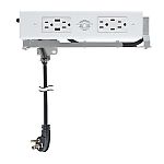 Docking Drawer 15 amp Blade Duo In-Drawer Outlet, Integrated Safety Shutoff, (2) 30W USB-C, (2) USB-A Ports & (4) AC Outlets