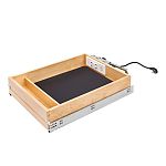 Rev-A-Shelf 16-1/2" (419mm)W Wood Pullout USB Charging Drawer w/ Soft-Close