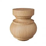 Designs of Distinction 4-1/2" (114mm)H Craftsman Bun Foot