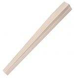 Designs of Distinction Arts and Crafts 3-3/4" (96mm) x 35-1/4" (895mm) Two Sided Square Tapered Leg