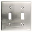 Rusticware Double Switch Plate (Satin Nickel)