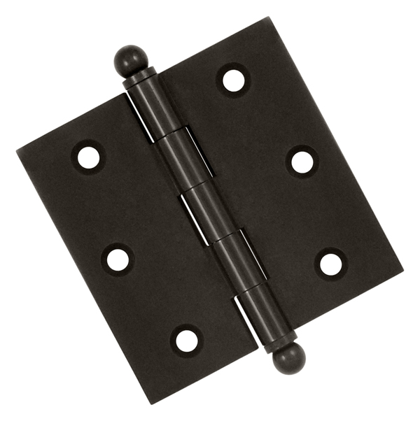 Deltana Solid Brass 2-1/2" (64mm) x 2-1/2" (64mm) Flush/Full Inset Non-Self Closing Ball Tip Cabinet Hinge - EACH (Oil Rubbed Bronze) Questions & Answers