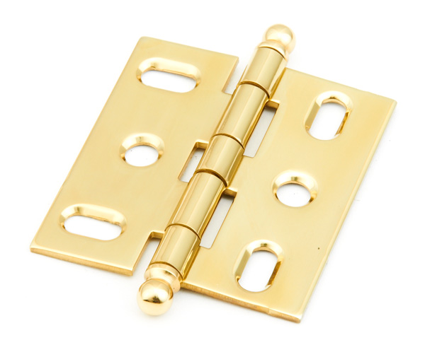 Schaub and Company Adjustable Solid Brass 2" (51mm) Flush/Full Inset Mortise Ball Tip Hinge - EACH (Polished Brass) Questions & Answers