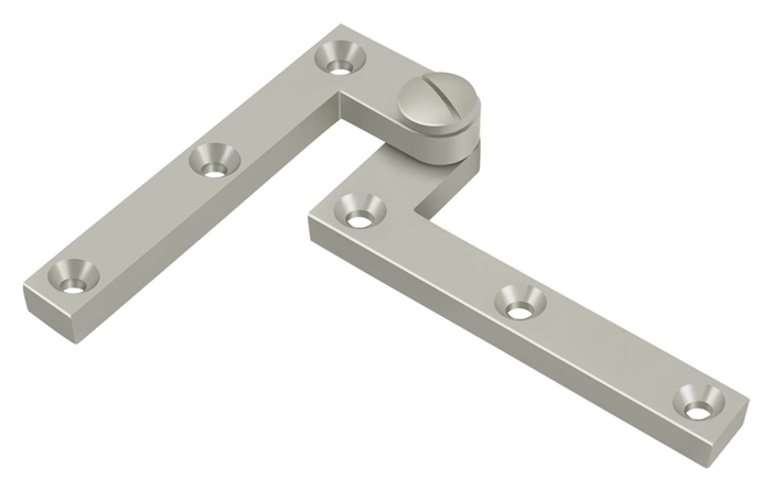 Deltana Solid Brass 4-3/8" (111mm) x 1-7/8" (48mm) Heavy Duty Pivot Door Hinge - PAIR Questions & Answers