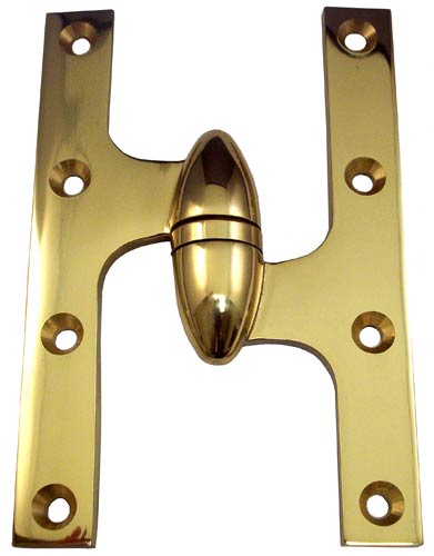 Deltana 6" (152mm) x 4" (102mm) Olive Knuckle Hinge - Right Hand - EACH (PVD Polished Brass) Questions & Answers