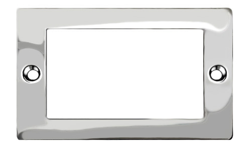 B & M Hardware 3" (76mm) x 2" (51mm) Card and Label Holder - (Polished Nickel) Questions & Answers