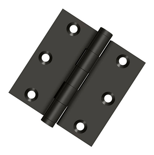 Deltana Solid Brass 3" x 3" Hinge - Square Corner - EACH (Oil Rubbed Bronze) Questions & Answers