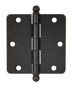 Deltana Steel 3-1/2" x 3-1/2" Hinge with Ball Tips - 1/4in. Radius Corner Questions & Answers