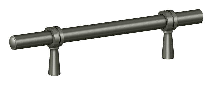 Deltana Adjustable up to 6" (152mm) Center-to-Center Solid Brass Cabinet Pull Questions & Answers