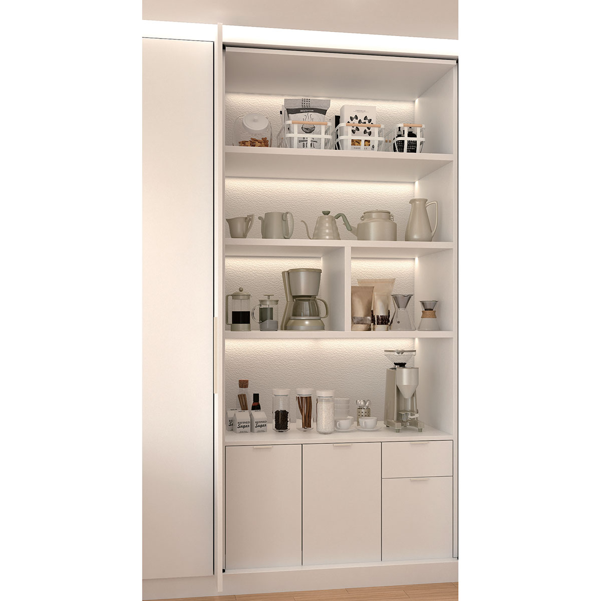 Sugatsune 22" (559mm) Pocket Door System w/Soft-Close, for Overlay Doors (L-Type) Questions & Answers