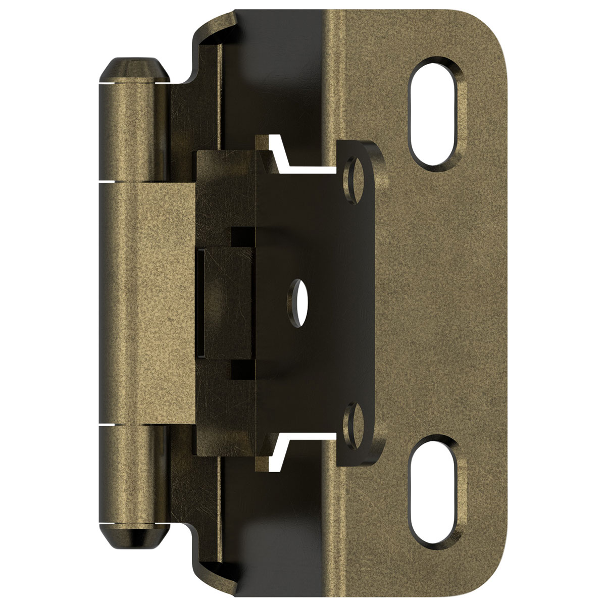 Amerock Adjustable 1/2" Overlay Partial Wrap Self Closing Cabinet Hinge - PAIR Questions & Answers