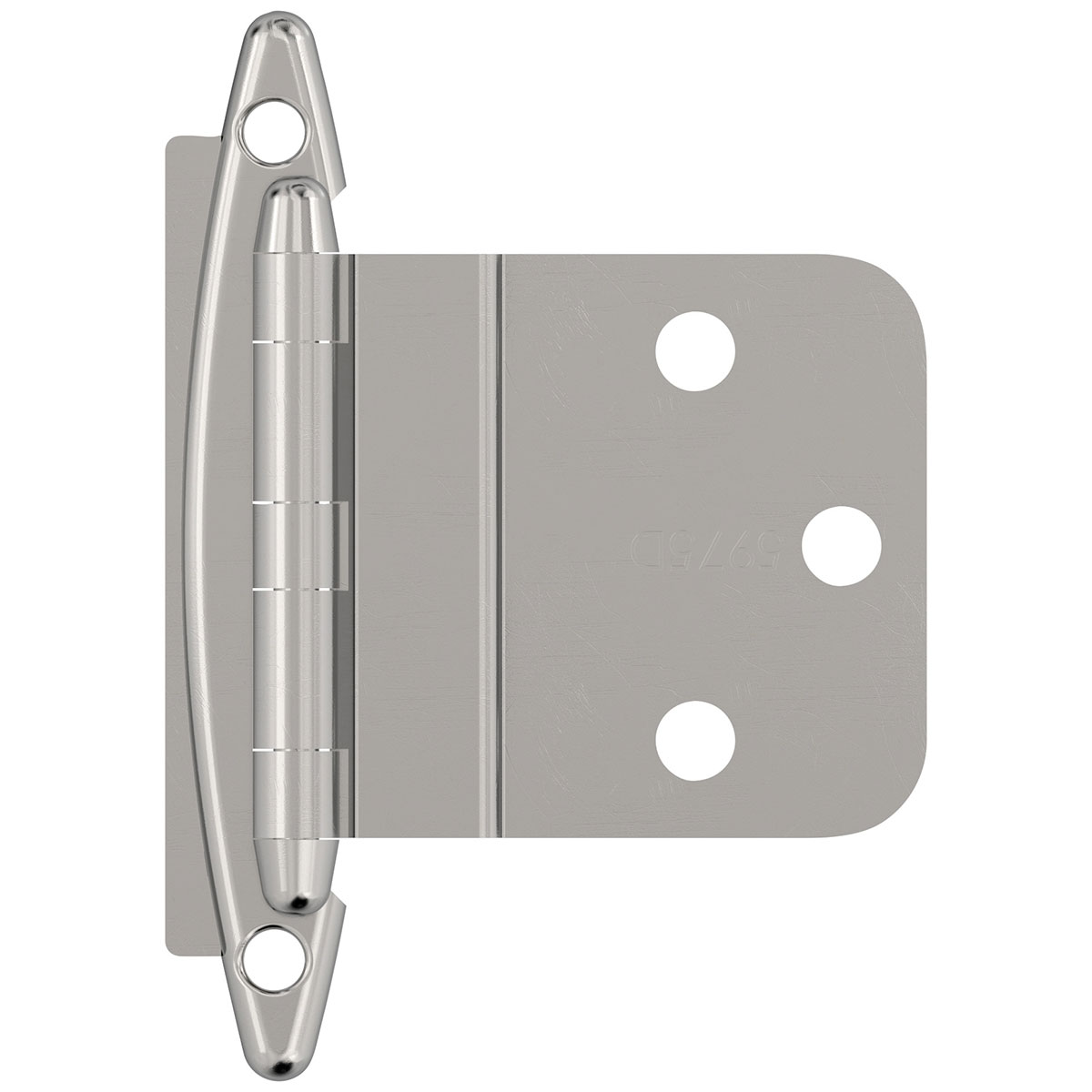 Amerock 3/8" Inset Face Frame Mount Non-Self Closing Cabinet Hinge - PAIR (Polished Brass) Questions & Answers