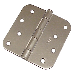 What is the method to clean the 158/4 SGS 4" x 4" door hinge?