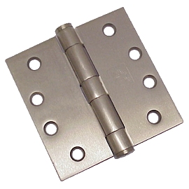 PBB Commercial Duty Door 4" x 4" Plain Bearing Architectural Hinge - Square Corner - EACH (Dull Brass) Questions & Answers