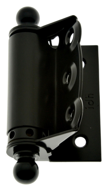 IDH 2-5/8" (67mm) Half Surface Adjustable Screen Door Spring Hinge w/Ball Finials - PAIR (Matte Black) Questions & Answers