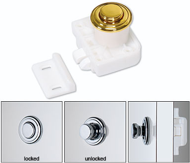 Sugatsune Push Knob w/Latch Body (Satin Nickel) Questions & Answers