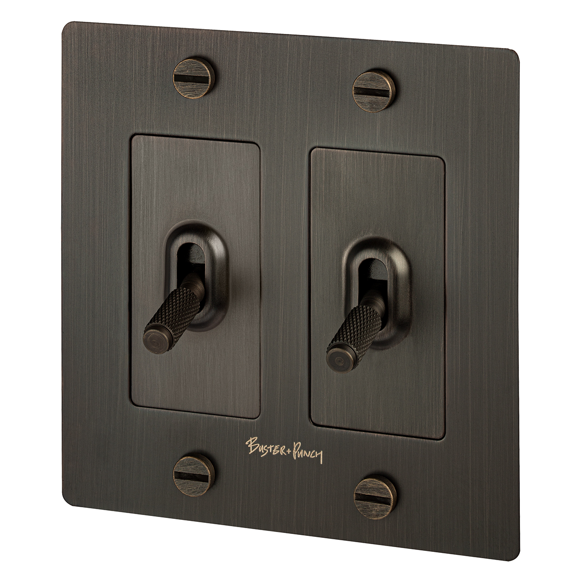 Buster & Punch Double Toggle Switch With Logo (Smoked Bronze) Questions & Answers