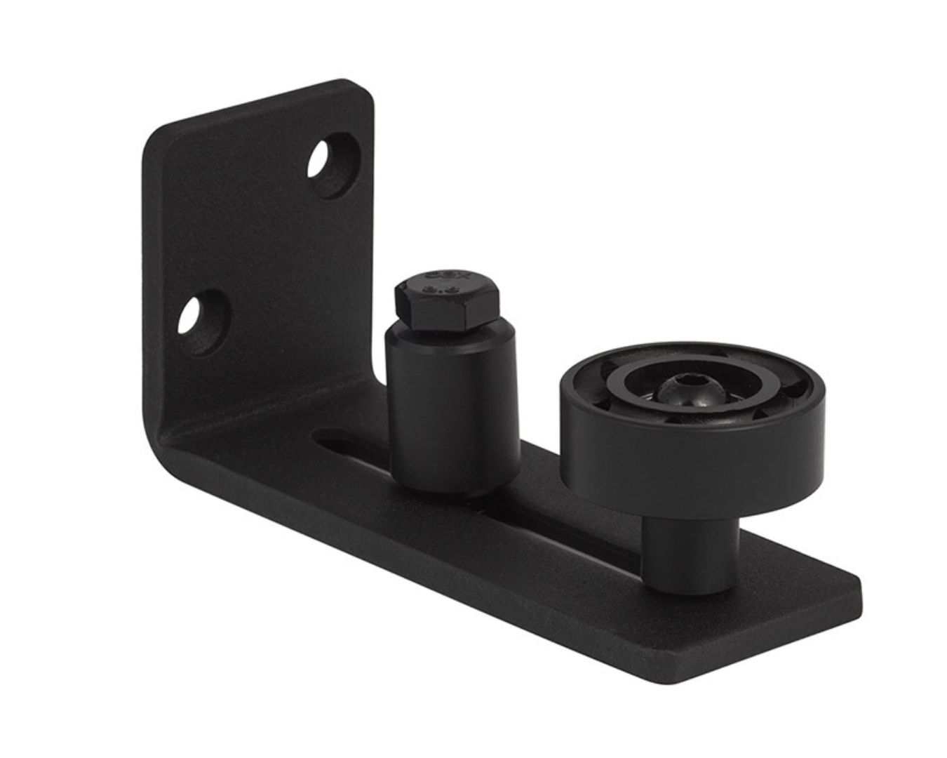 Sure-loc Adjustable Wall Mounted Barn Door Guide - EACH (Black) Questions & Answers