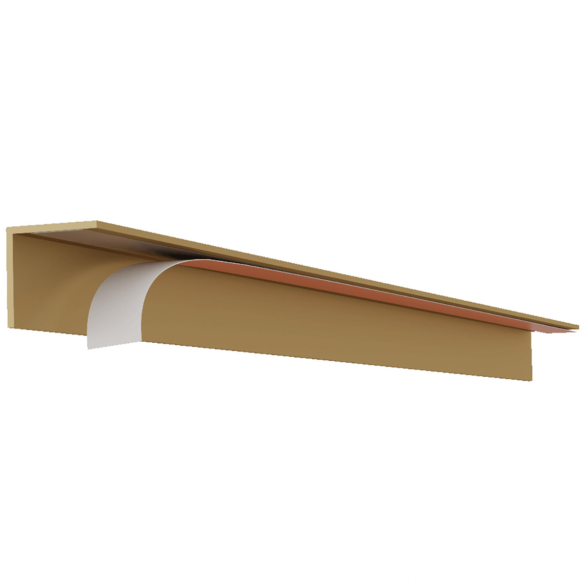 Designs of Distinction 15-3/4" (400mm) Designer Cabinet Door Drip Edge (Satin Brass) Questions & Answers