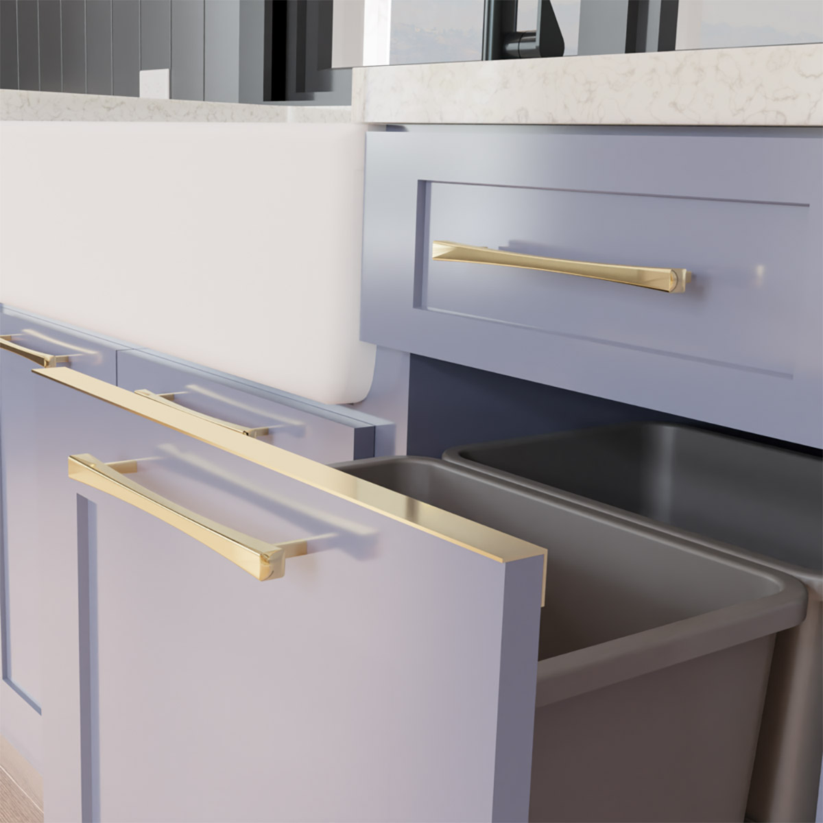 Designs of Distinction 20-13/16" (529mm) Designer Cabinet Door Drip Edge (Flat Black) Questions & Answers