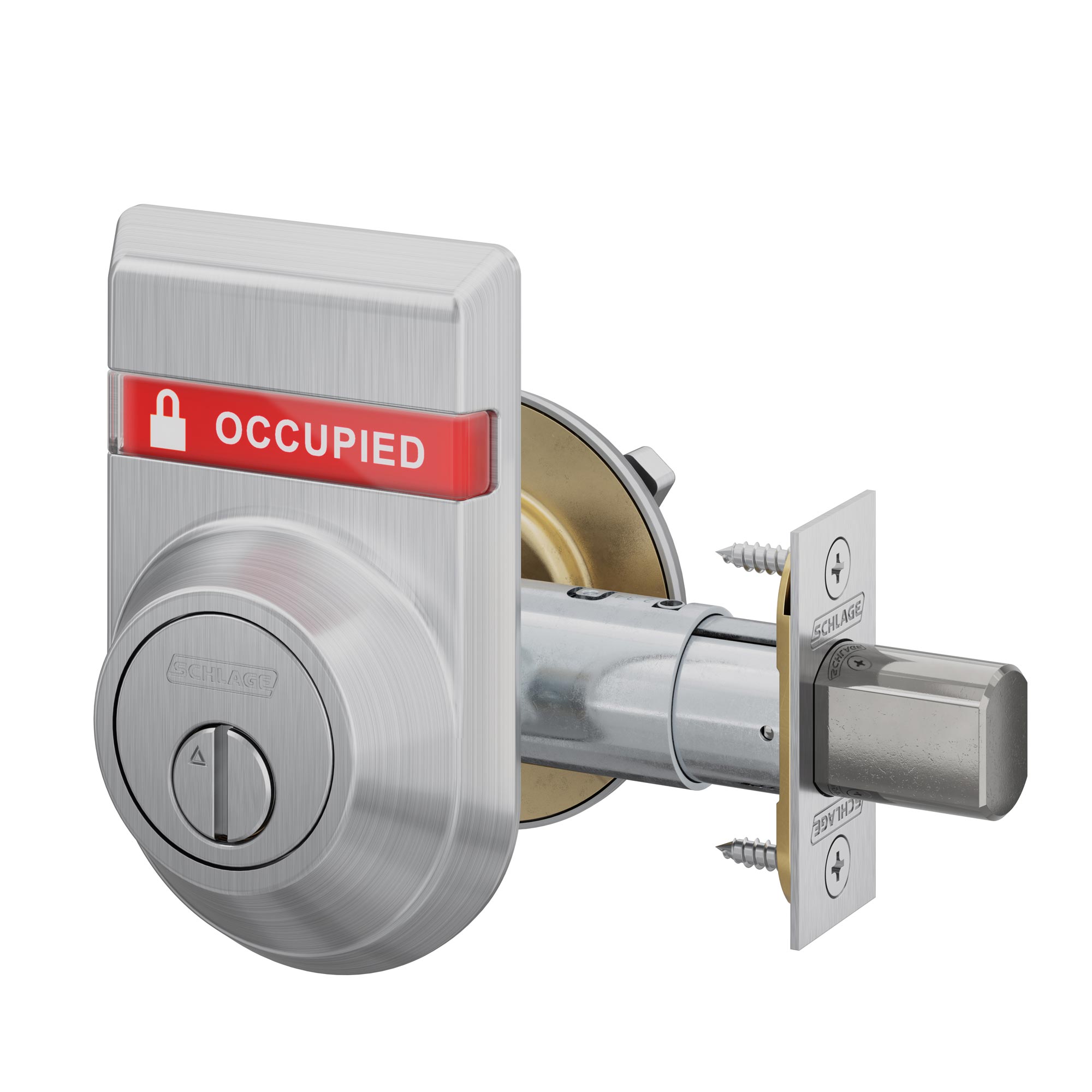 Schlage B500-Series Indicator Deadbolt - Satin Chrome Questions & Answers