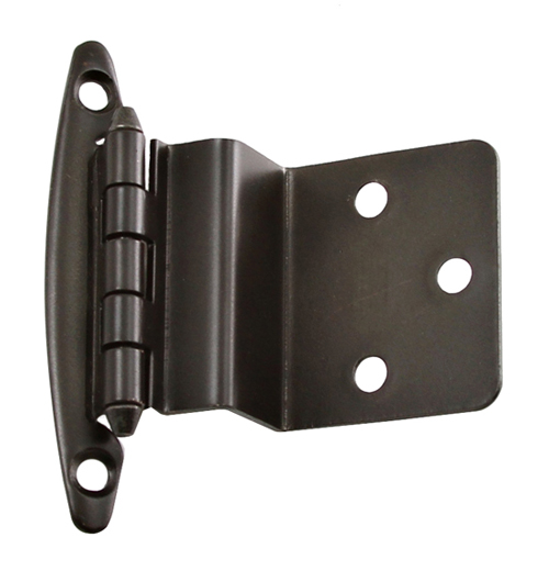 Do you have any 5/8" Offset Hinges that come in black and are self closing?