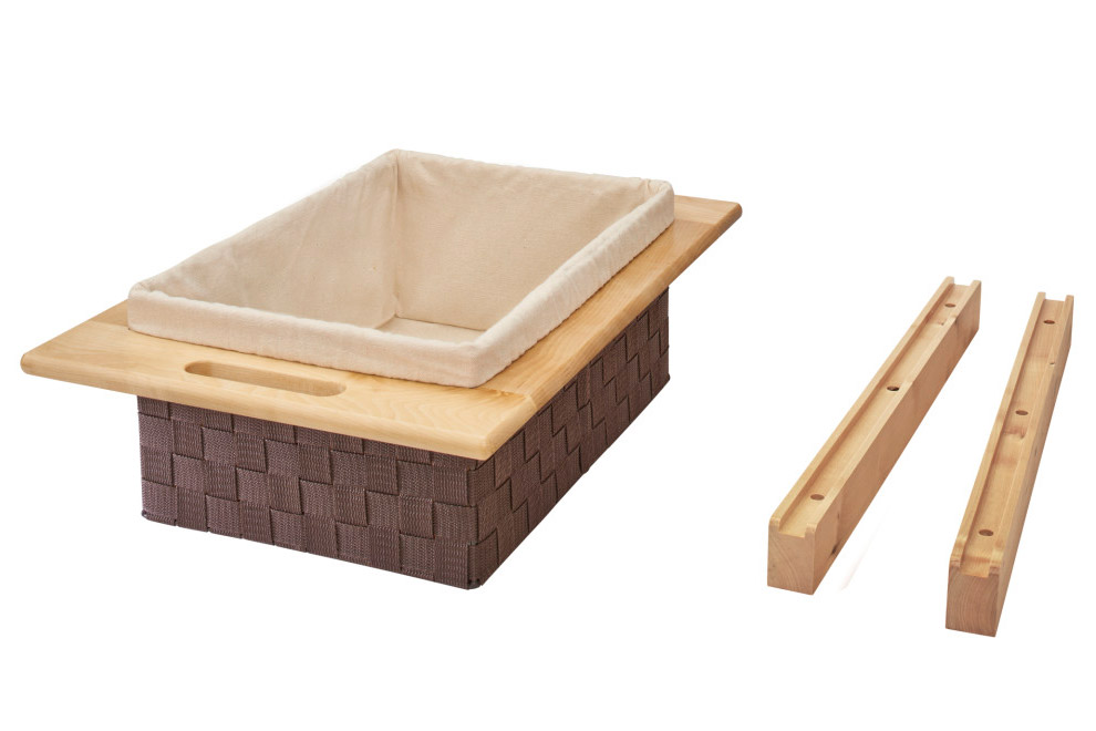 Do the woven basket pull outs come in shorter length than 21 1/4”?