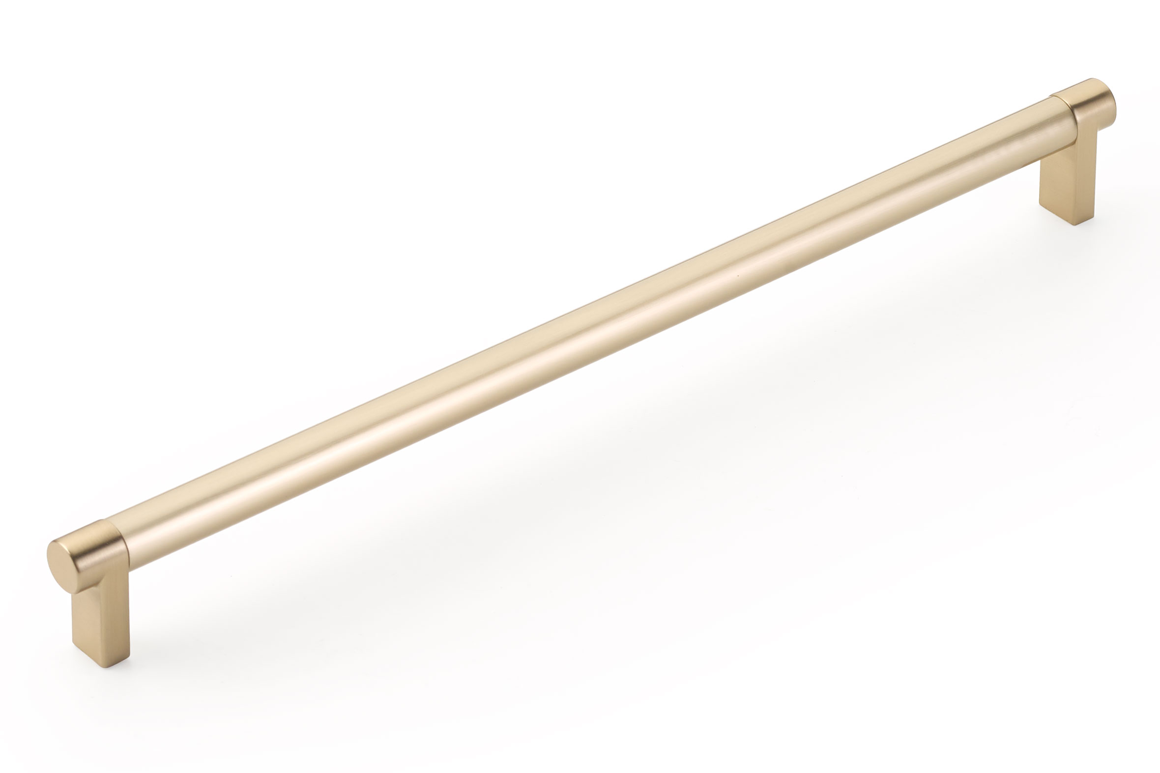 Emtek Select 12" (305mm) Center-to-Center Smooth Cabinet Pull (Satin Brass) Questions & Answers