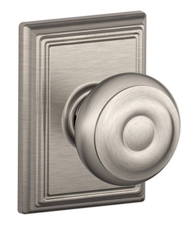 For the Schlage Georgian Knob with Addison Trim, should I order 1x or 2x for one door?