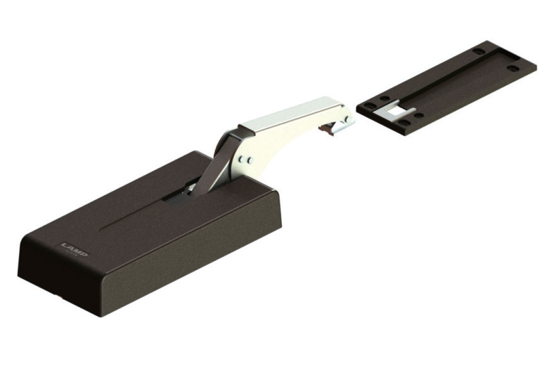 Can a stainless steel countertop with dimensions 51"x17 approximate weight of 35.2 pound work with two each LADH-50