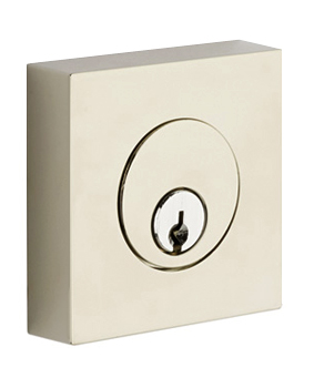 Emtek Decorative Brass Square Style Deadbolt (Single Cylinder - Satin Nickel- 2-3/4in. Backset) Questions & Answers