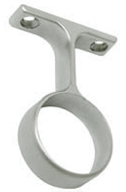 US Futaba Screw On Metal Round Closet Rod Center Support - For 1-5/16" Rod - EACH (Satin Nickel) Questions & Answers