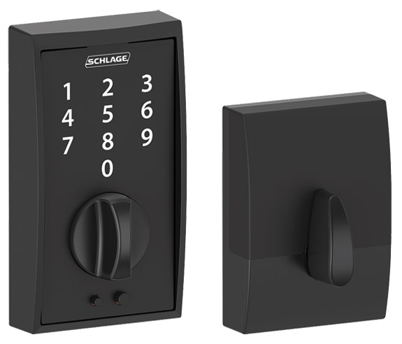 Schlage Touch™ BE375 Keyless Touchscreen Deadbolt - w/Century Trim (Matte Black) Questions & Answers
