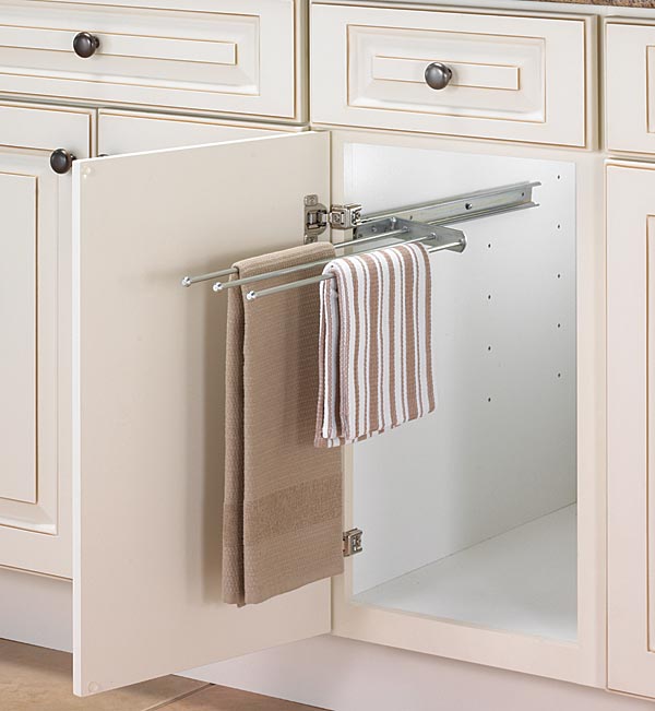 Knape and Vogt Pullout Towel Bar (Anochrome) Questions & Answers