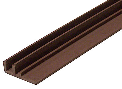 Omega National 48" (1219mm) Straight Flush Mount Tambour Track - EACH (Brown) Questions & Answers