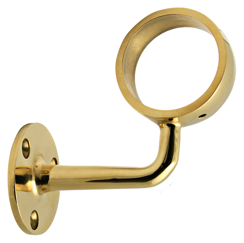 can I use Handrail & Arm Rail Brackets   BFD-870-20 on a round solid wood railing