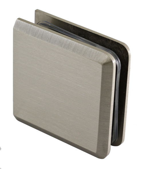 I am looking for a heavy duty German style shower glass door hinge in brushed nickel
