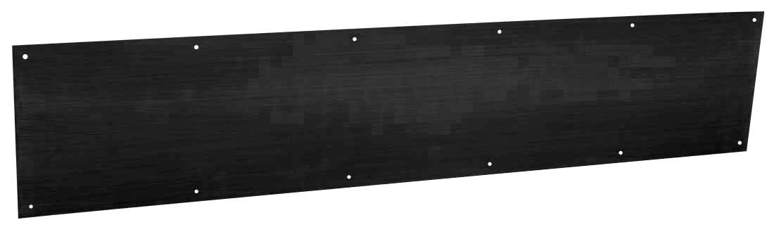 Deltana Stainless Steel Kick Plate - 6" (152mm) x 34" (864mm) (Flat Black) Questions & Answers