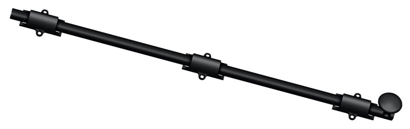 Deltana Solid Brass 24" (610mm) Heavy Duty Surface Bolt - EACH (Flat Black) Questions & Answers
